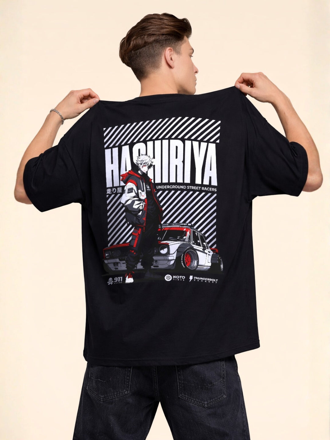 Hashiriya — Underground Street Racers Oversized Tee