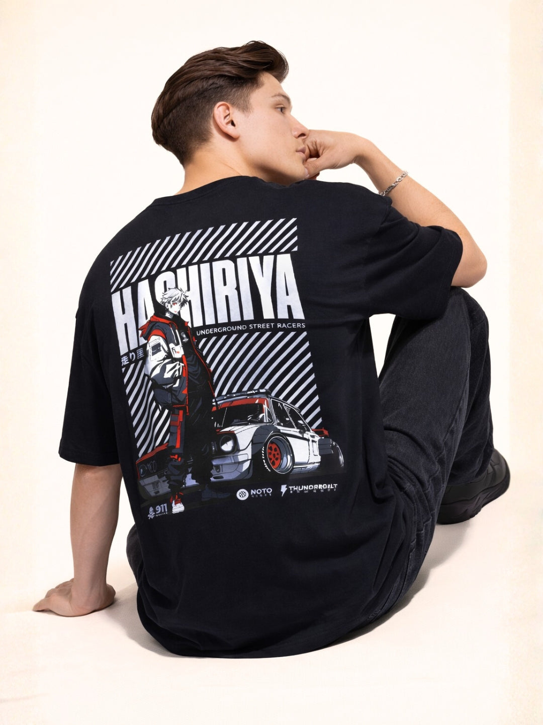 Hashiriya — Underground Street Racers Oversized Tee