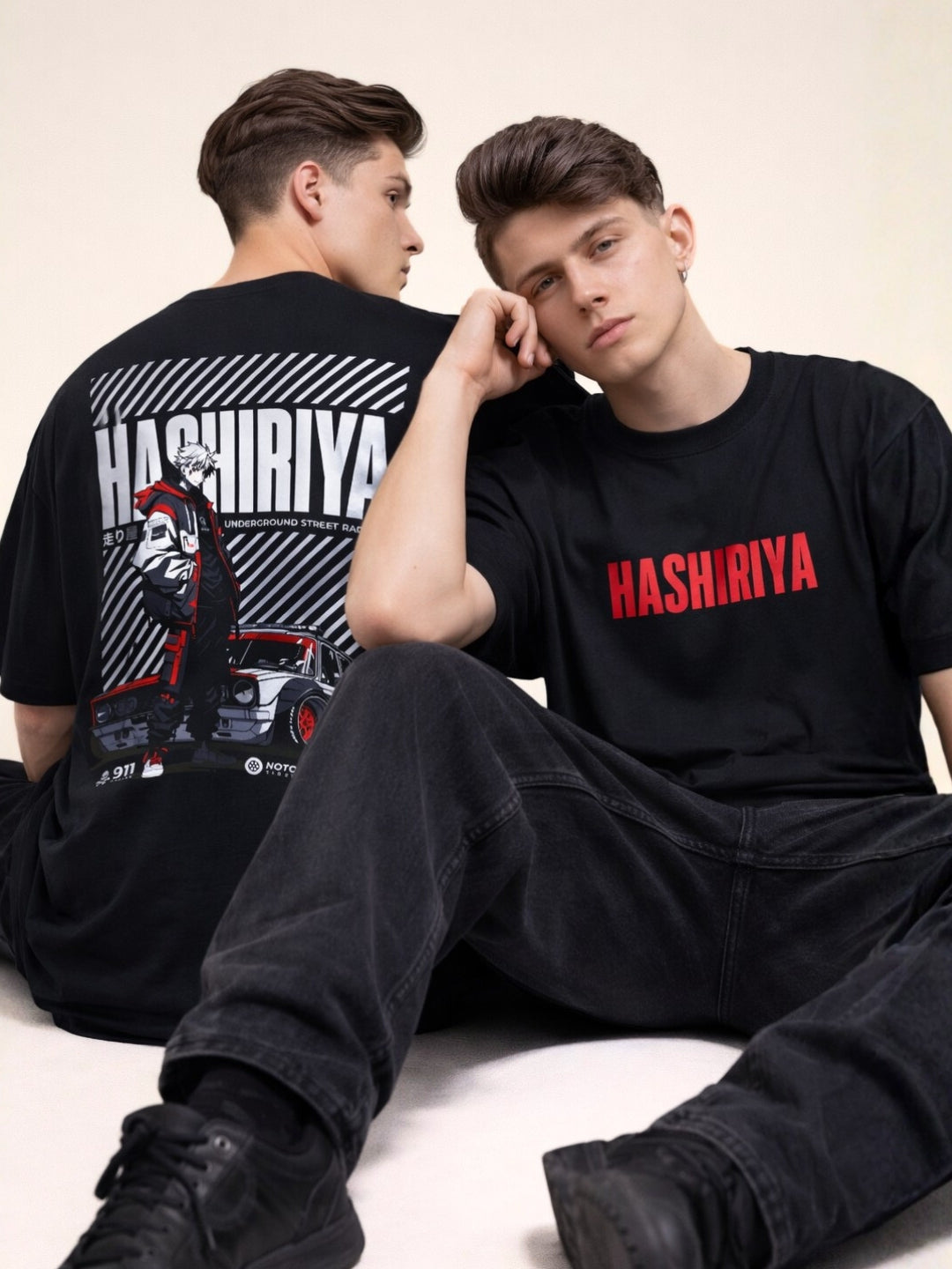 Hashiriya — Underground Street Racers Oversized Tee