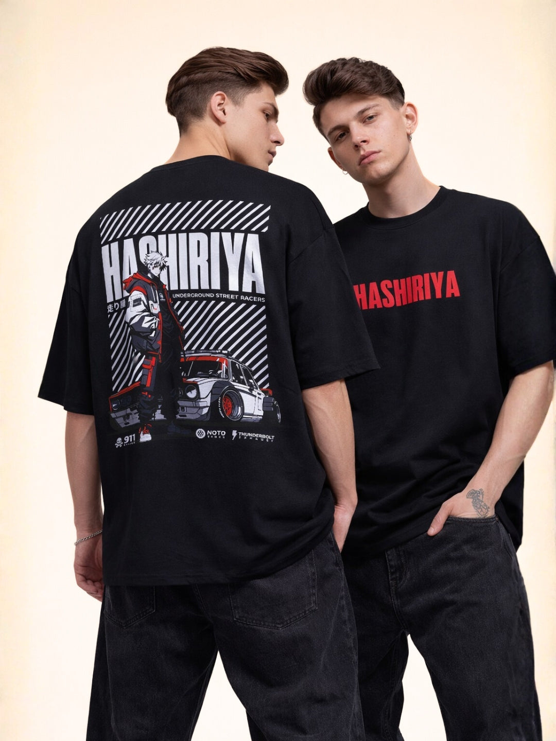 Hashiriya — Underground Street Racers Oversized Tee