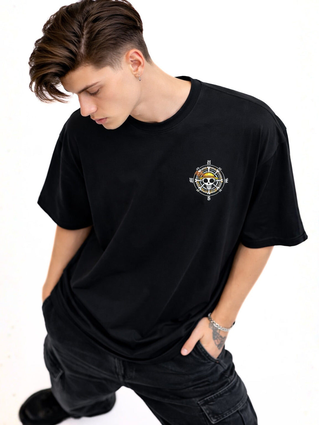 Grand Pirate Legacy Anime Oversized T Shirt – Adventure Streetwear Graphic Tee