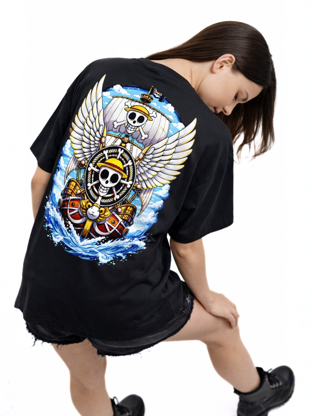Grand Pirate Legacy Anime Oversized T Shirt – Adventure Streetwear Graphic Tee