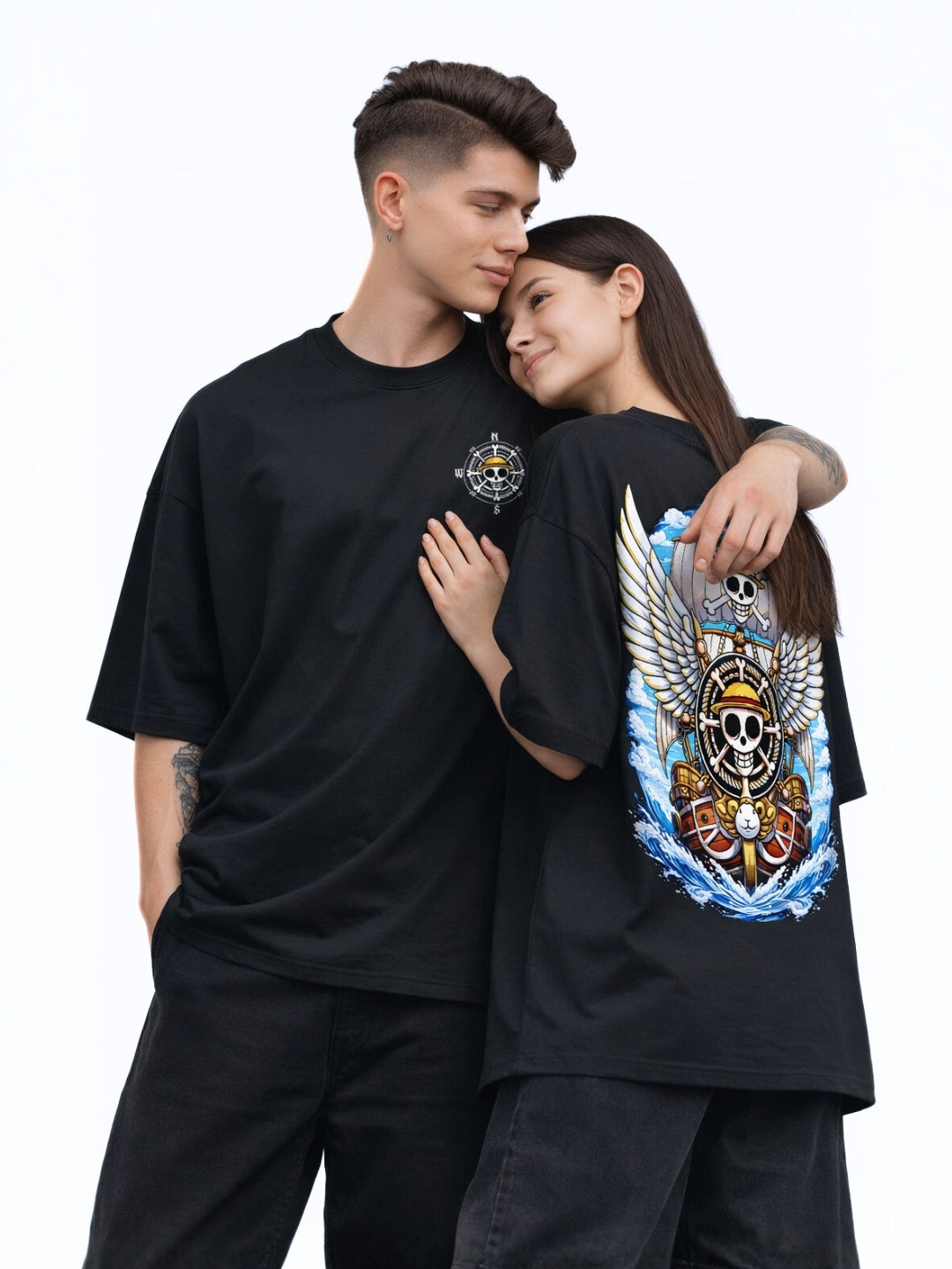 Grand Pirate Legacy Anime Oversized T Shirt – Adventure Streetwear Graphic Tee