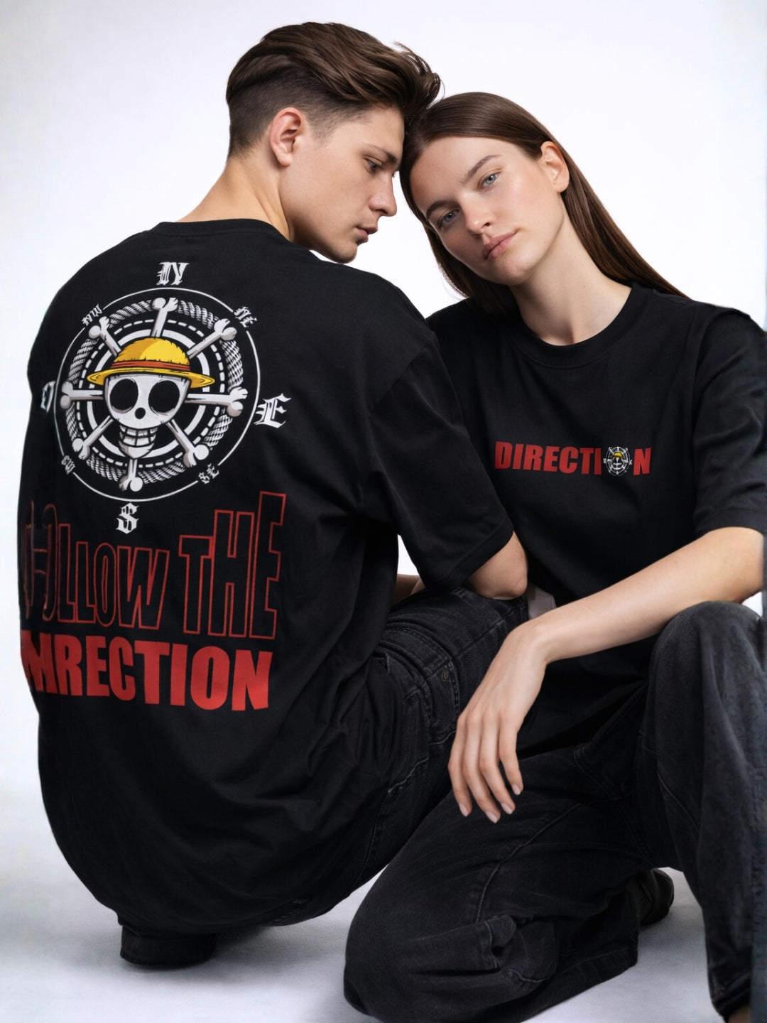 Follow The Direction — Statement Oversized Tee