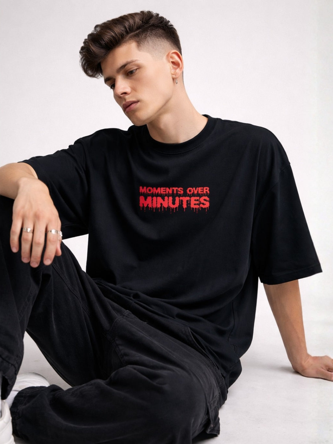 Moments Over Minutes — Time Breaker Oversized Tee