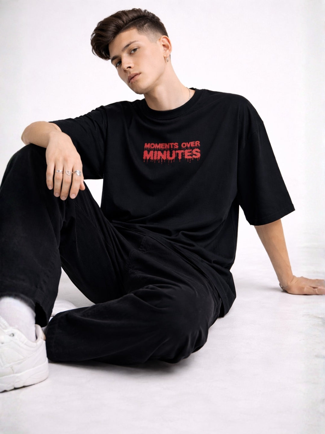Moments Over Minutes — Time Breaker Oversized Tee