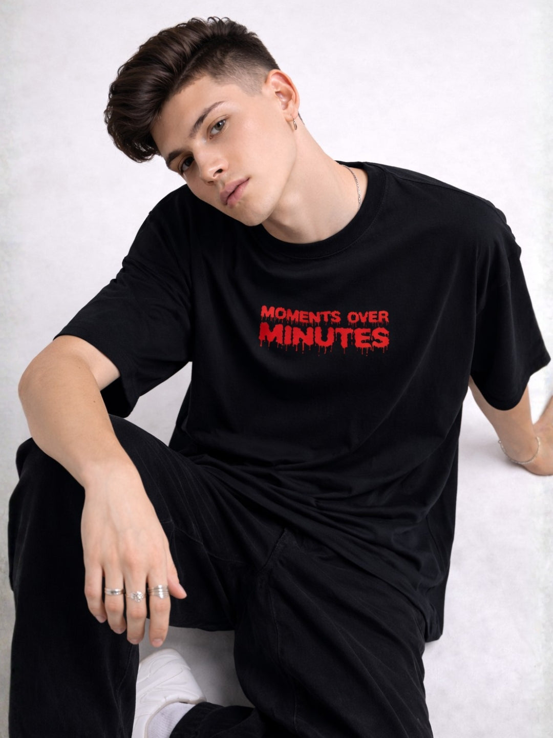 Moments Over Minutes — Time Breaker Oversized Tee