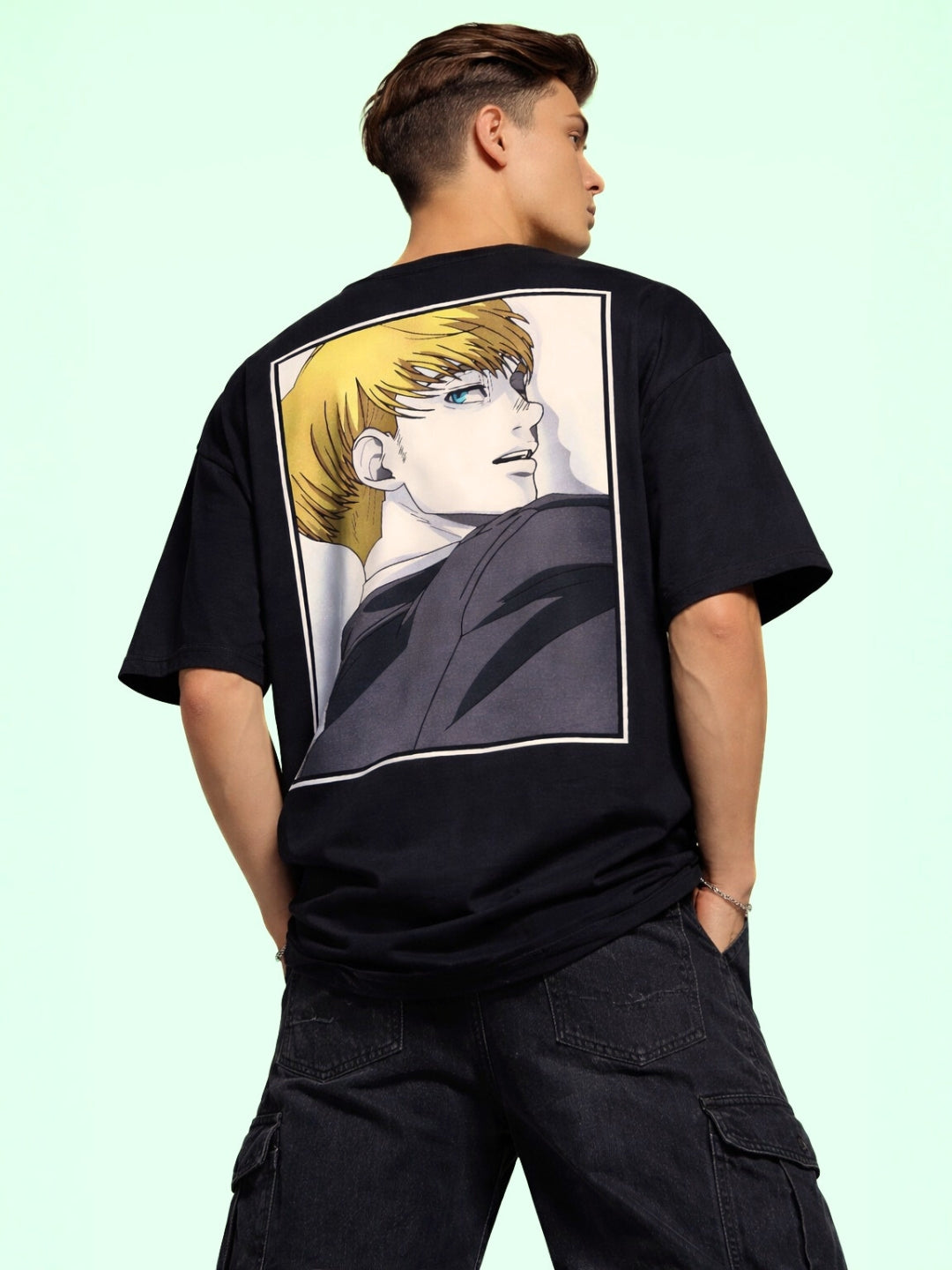 Voidjutsu Anime Oversized T Shirt – Dark Japanese Streetwear Graphic Tee